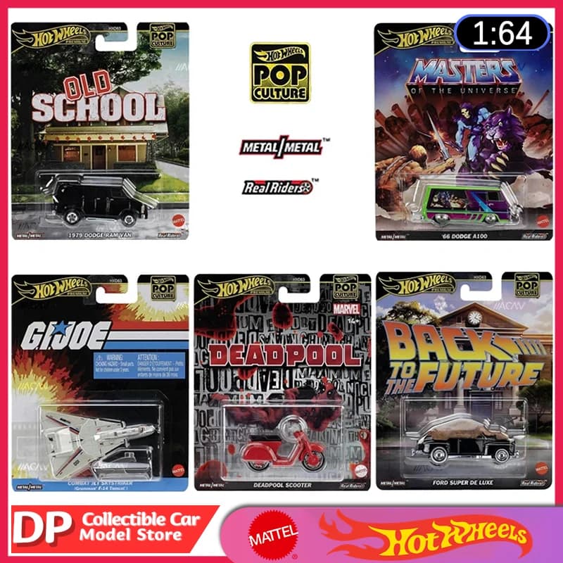 Hot Wheels Premium Pop Culture 2025 - Mix 3J nostalgia film Diecast Vehicle Model 1:64 Collectible Car, New Unopened