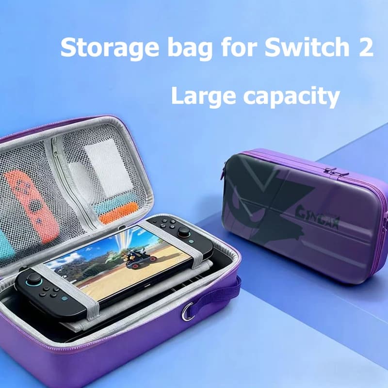 Travel Case Compatible with Switch 2 with Game Card Slots, Portable Protection Hard Carrying Case