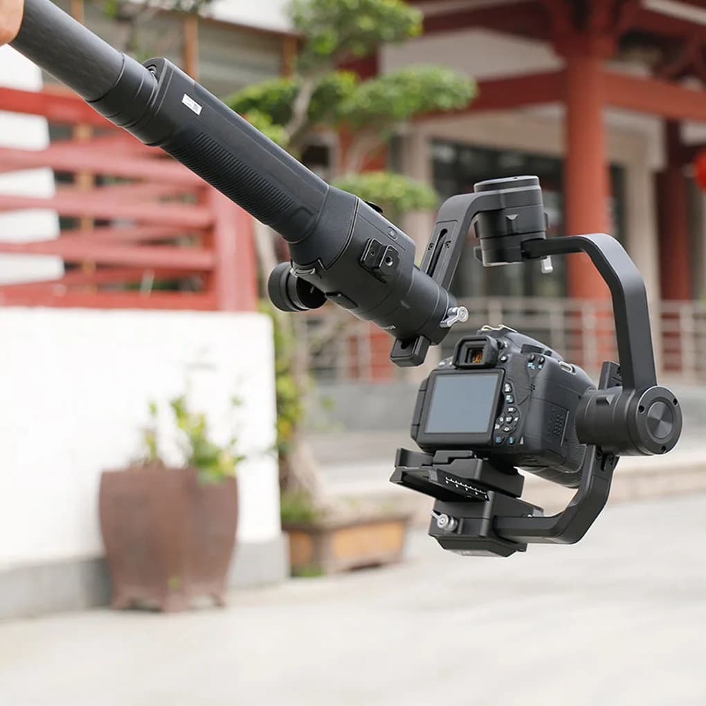 Asta di prolunga per stabilizzatore per fotocamera, asta monopiede telescopica in fibra di carbonio, prolunga per giunto cardanico, sostituzione fotografica per Robbin
