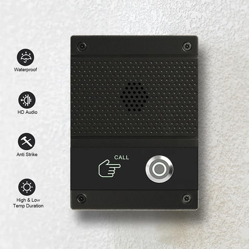 SIP Intercom Voice Control Smart Home Intercom Camera Door Bell Waterproof Outdoor RFID Control Kit