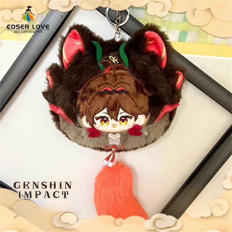 Genshin Impact Gaming Anime Wallet Purse Birthday Gift Badge Bag