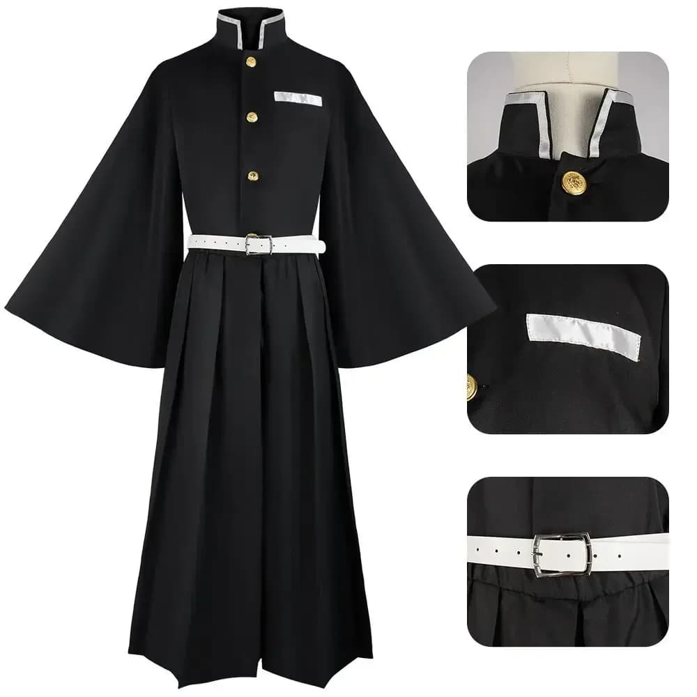 2026 Halloween Anime Tokitou Muichirou Costumi Cosplay Kisatsutai Parrucca uniforme Halloween