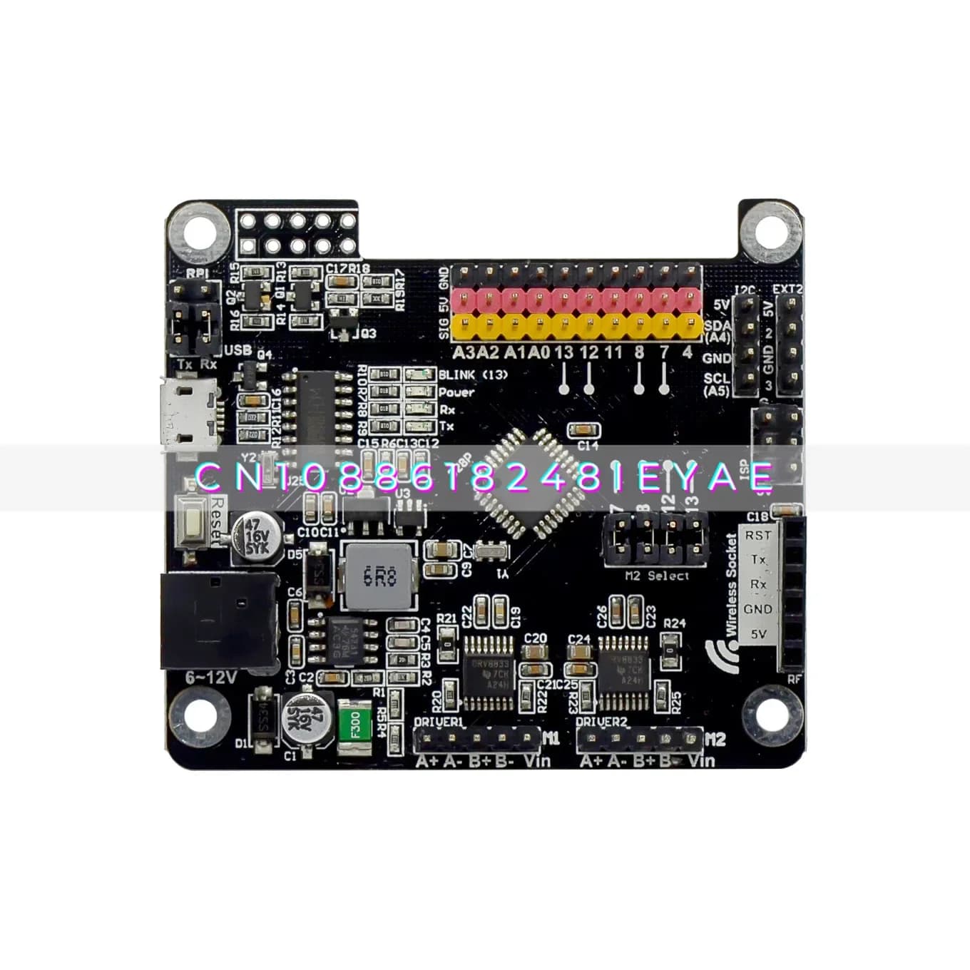 Scheda driver servo controller bus a 24 vie Supporto scheda principale robot Hexapod Wifi/maniglia/Bluetooth/MP3