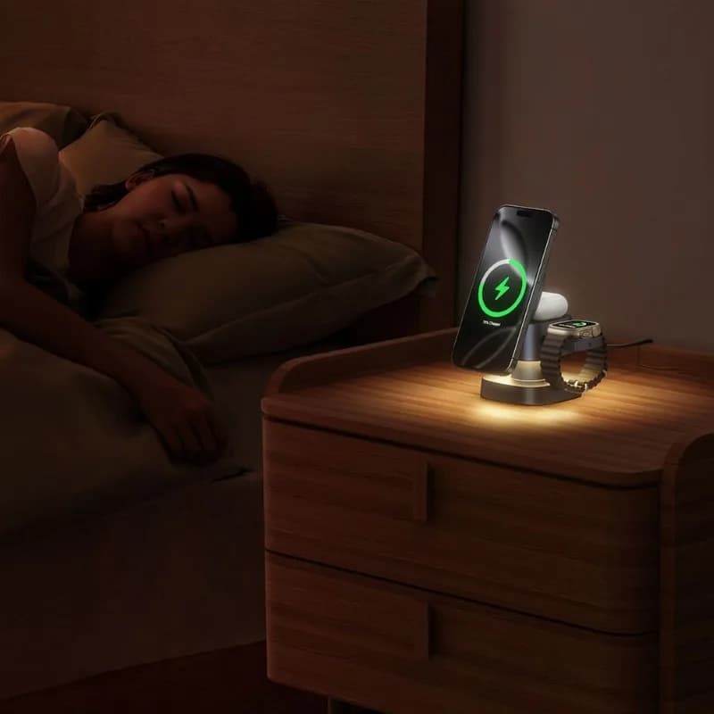 Caricabatterie wireless magnetico Pro, base di ricarica rapida PD
