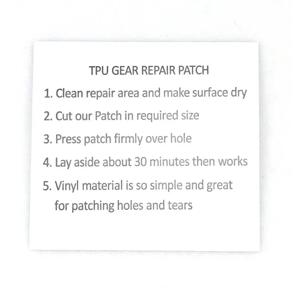 Self Adhesive Patch Waterproof Inflatable Camping Awnings Tent Patch Vinyl Repair Kit for Kayak Water Toys Sleeping Bag Boat