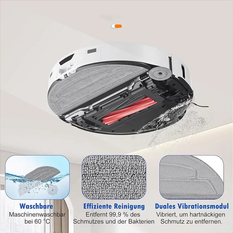 A39T-Accessori Per Roborock S8 Maxv Ultra Robot Aspirapolvere Pezzi di Ricambio Principale Spazzole Laterali Panni Mop Filtri HEPA Sacchetti Per La Polvere