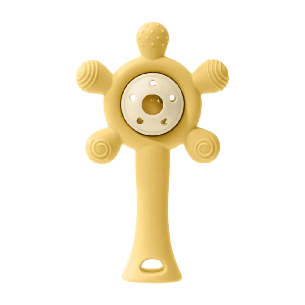 Nuovo giocattolo per massaggiagengive in silicone per neonati, agitarsi, sonaglio morbido, ruote giocattolo, forma, anello per dentizione per lo sviluppo, accessori sensoriali