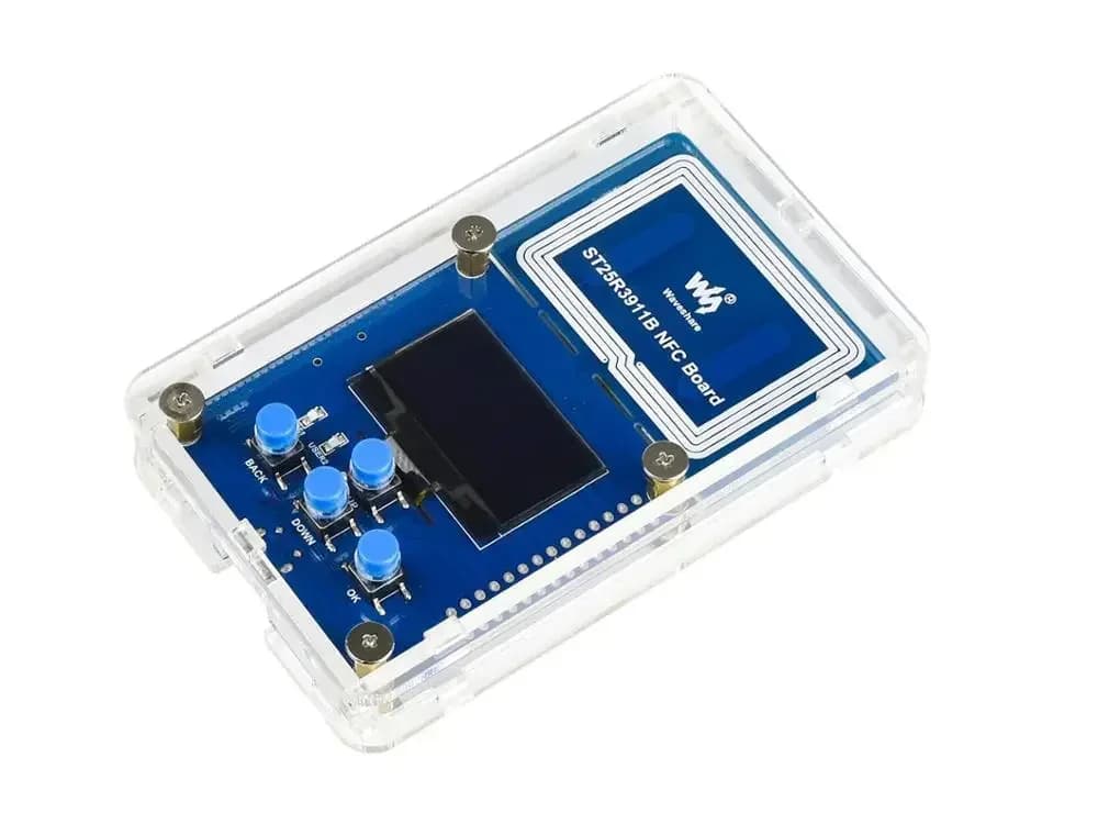 z Per kit di valutazione NFC ST25R3911B, con carta elettronica alimentata da NFC, lettore NFC, scheda Micro SD e accessori essenziali
