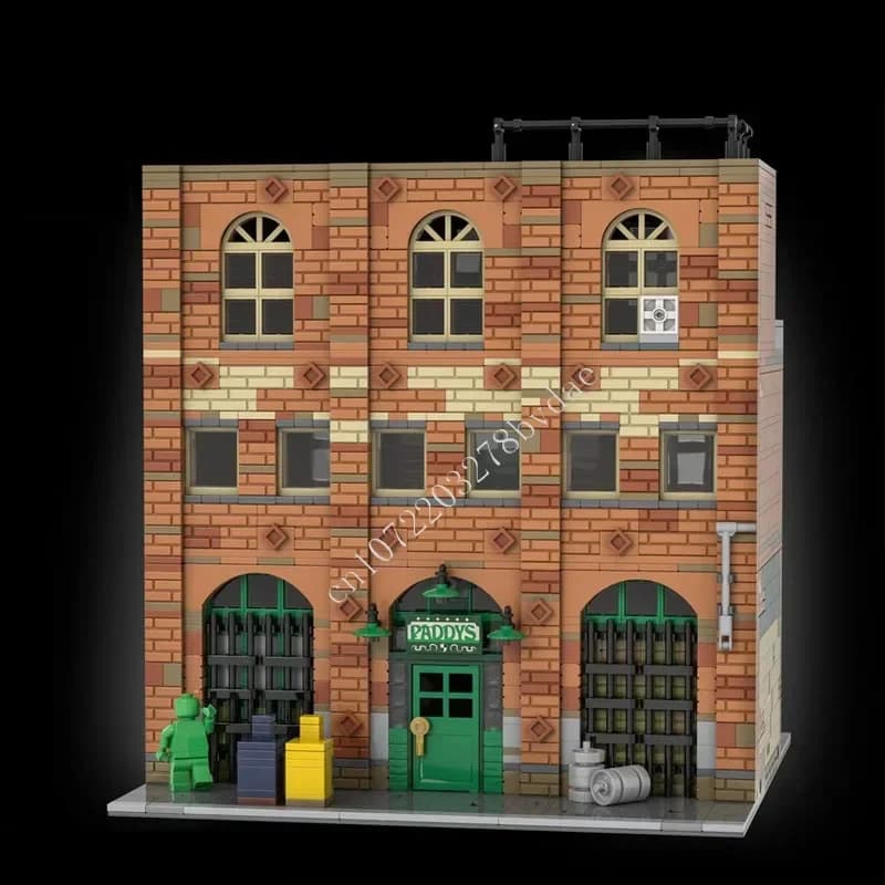 2541PCS MOC Modulare Paddy's Pub Mos Eisley Cantina Building Blocks Modello di assemblaggio Street View Bambini Mattoni Giocattoli Regali