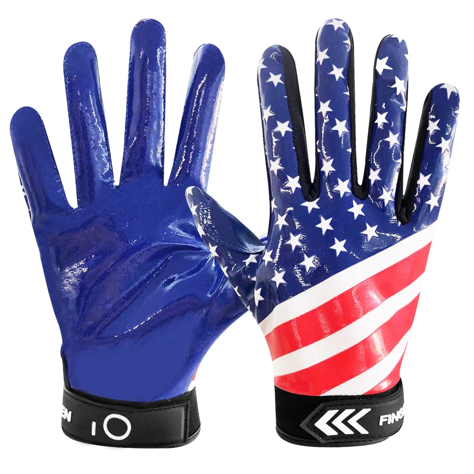 Guanti da Football americano antiscivolo per giovani o adulti ricevitore guanto da portiere di calcio S M L XL Drop Shipping