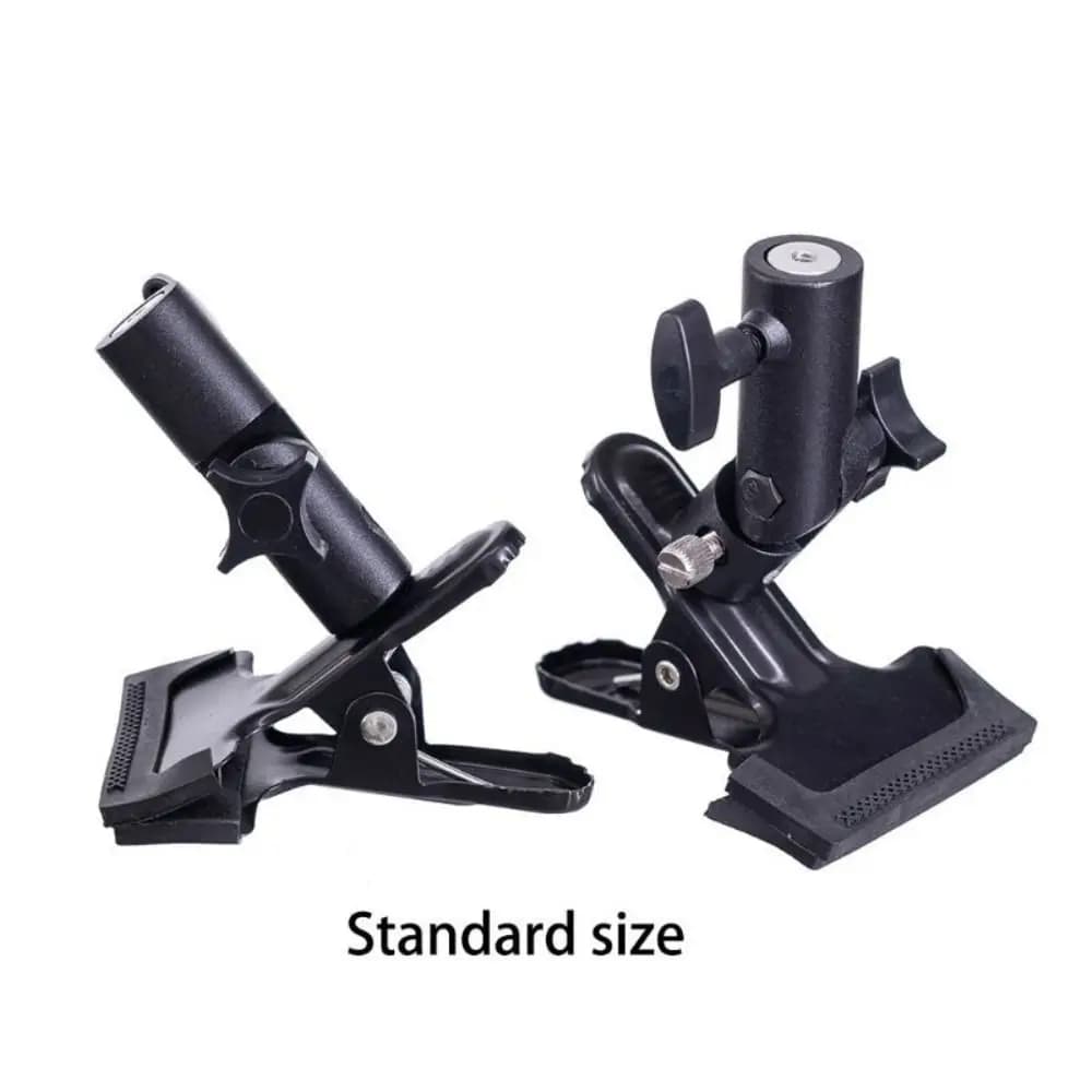 1/4 3/8 Vite Riflettore Morsetto Clip Adattatore Girevole Regolazione Supporto Della Luce Attacco Treppiede Supporto Riflettore Professionale