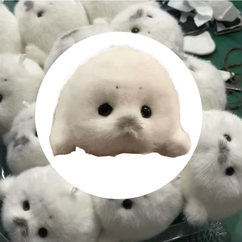 Simpatico ciondolo per bambola di peluche con sigillo per bambini, giocattolo di simulazione dell'oceano, sigillo per souvenir, ciondolo per borsa, regalo per bambini, ciondolo souvenir con sigillo morbido
