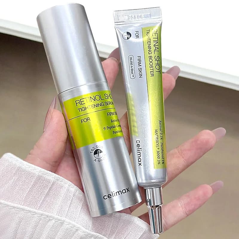 Celimax Vita A Retinol Shot Siero Rassodante e Idratante, Riduzione Pori, Riparazione Occhiaie, Trattamento Viso