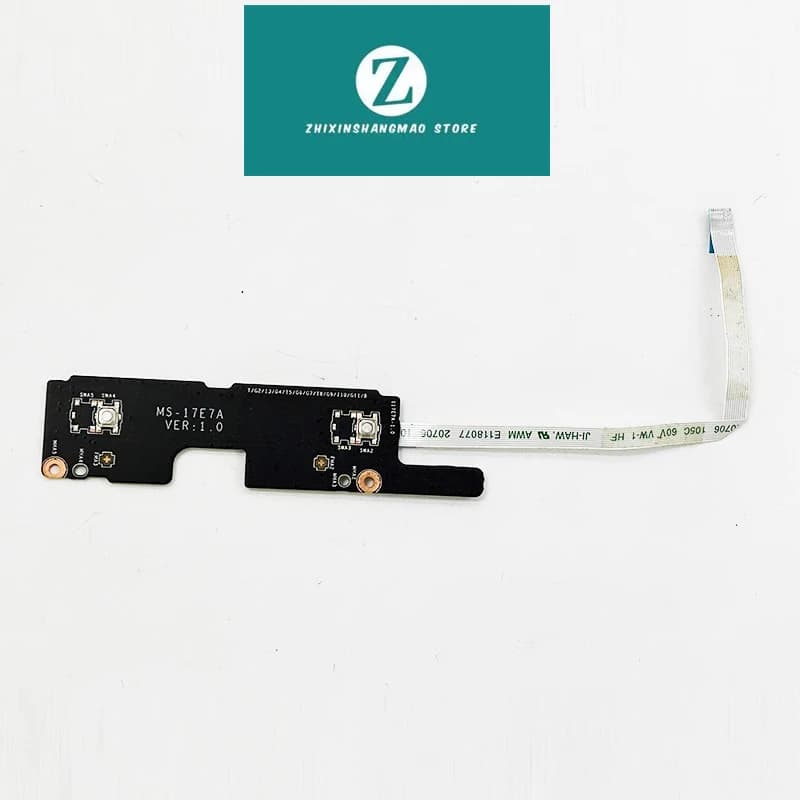 Genuino PER MSI GE75 GL75 GP75 LETTORE DI CARTE SD USB SCHEDA TOUCHPAD BUTTON SINISTRO E DITTO CON CAVO MS-17E2 MS-17E7A MS-17E7B
