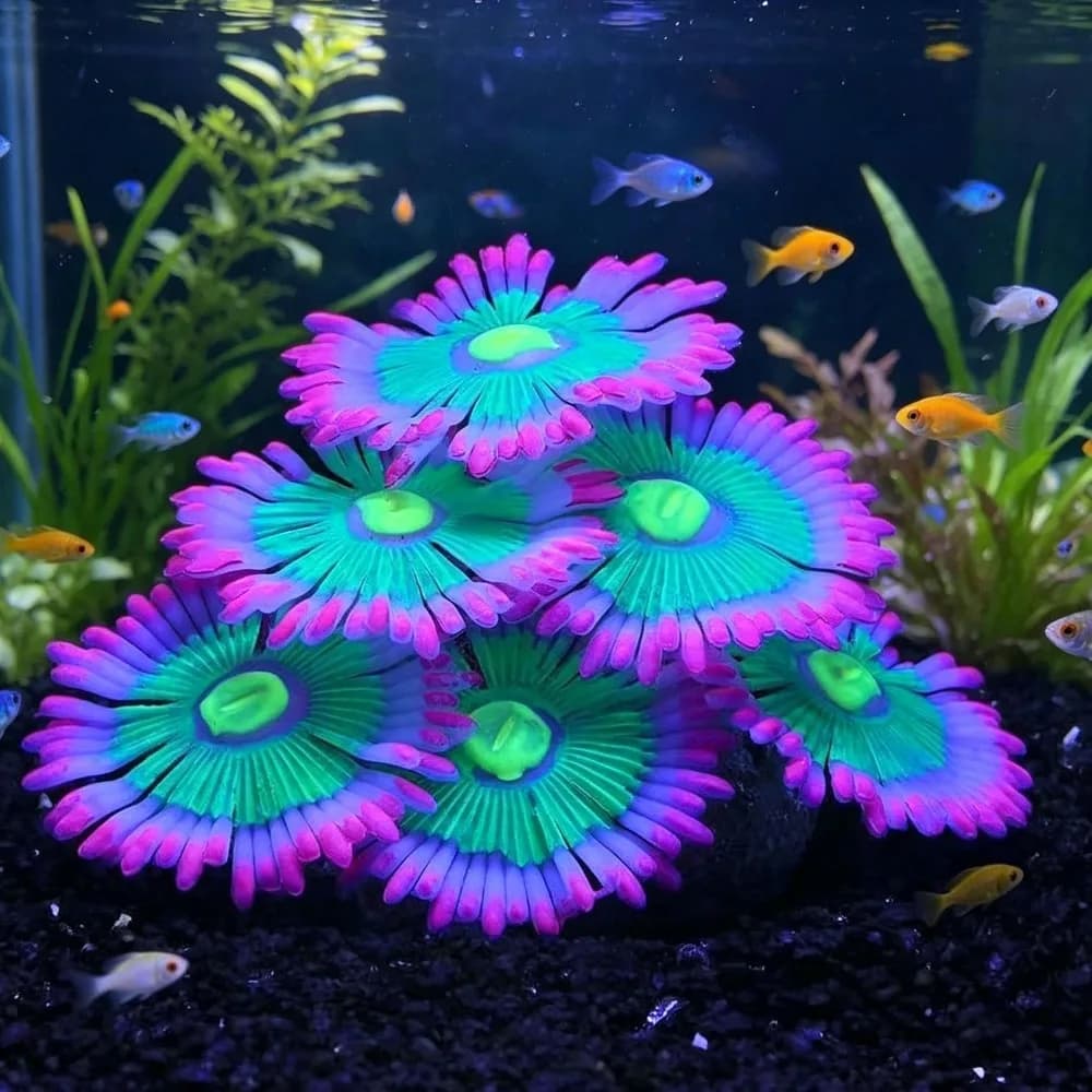 Glowing Soft Aquarium Fish Tank Decorations Silicone Glow Artificial Ornament Plants for Aquarium Landscape Fish Accessories