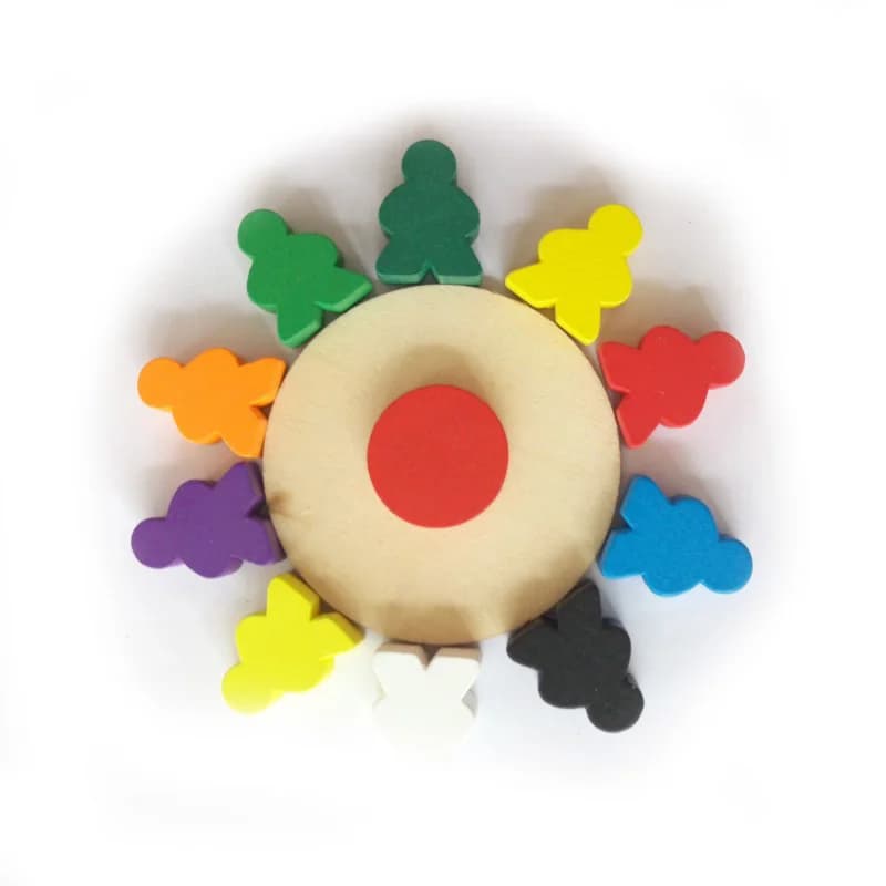 20 pz/set meeples umanoidi pedone/pezzi di gioco di scacchi per giochi da tavolo gioco di carte e altri accessori per giochi