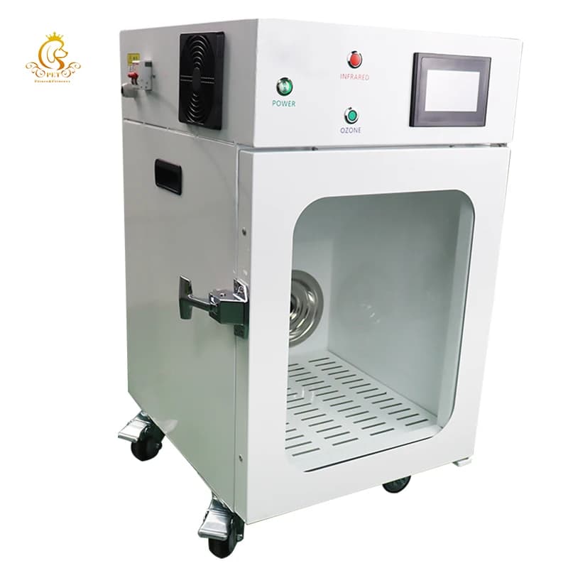 Automatic Stainless Steel Domestic Animals Hair Dryer, Low Noise, Veterinary Equipment with Battery Power for Animals