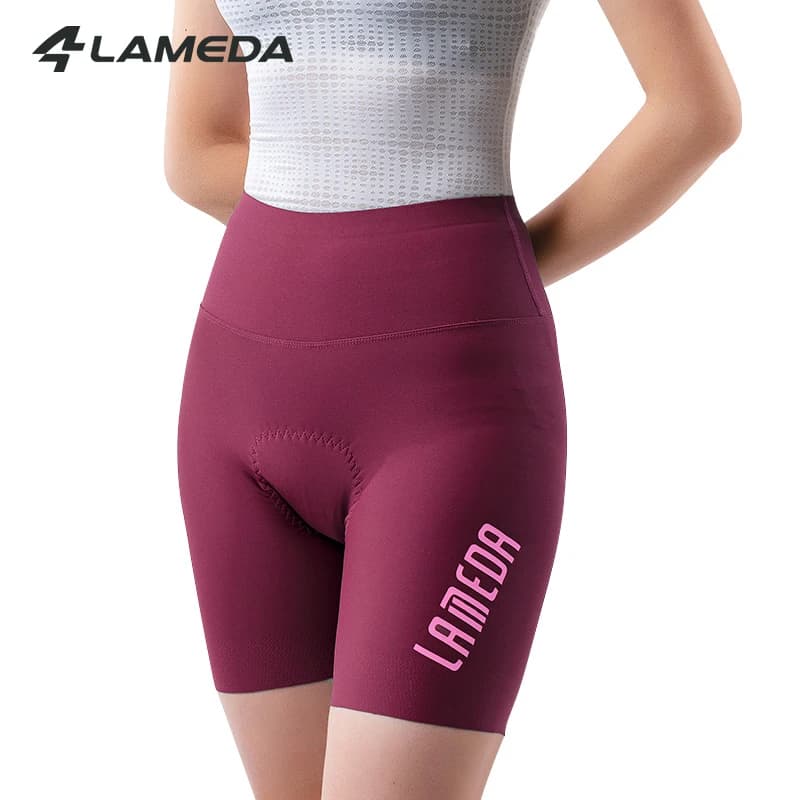 LAMEDA Women's Cycling Shorts Absorb Shots Short Road Bike Pants Padded Professional Cycling Shorts Summer Breathable MTB Clothing