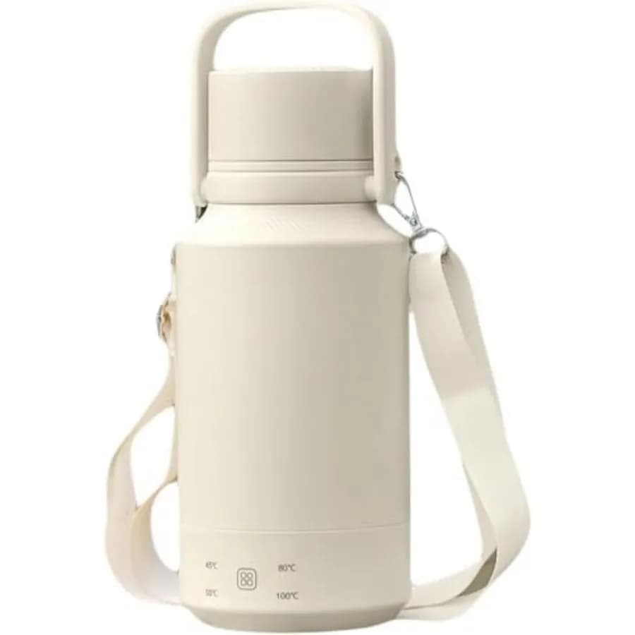 Bollitore Elettrico Portatile 1L, Ebollizione Rapida, Acciaio Inossidabile 304 per Alimenti, Spegnimento Automatico e Protezione Contro l'Ebollizione a Secco, Compatto