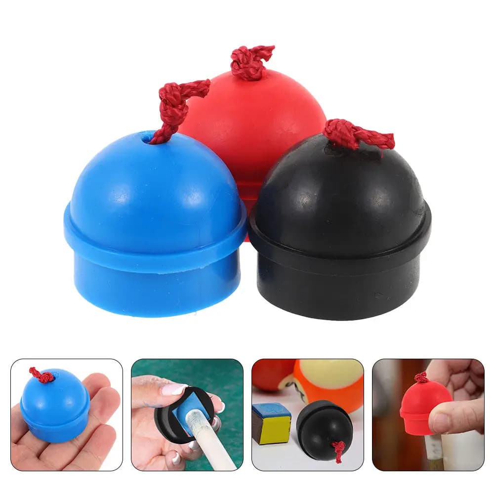 Set di 6 Porta Gessetti per Stecche da Biliardo, Clip per Gesso da Snooker, Accessorio Portatile e Leggero per Tavolo da Biliardo