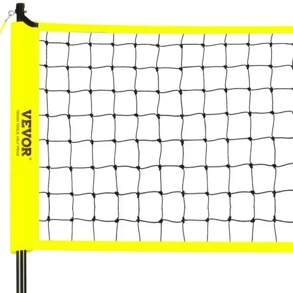 Sistema di Rete da Pallavolo Portatile per Esterni, Pali in Acciaio ad Altezza Regolabile, Set Professionale da Pallavolo