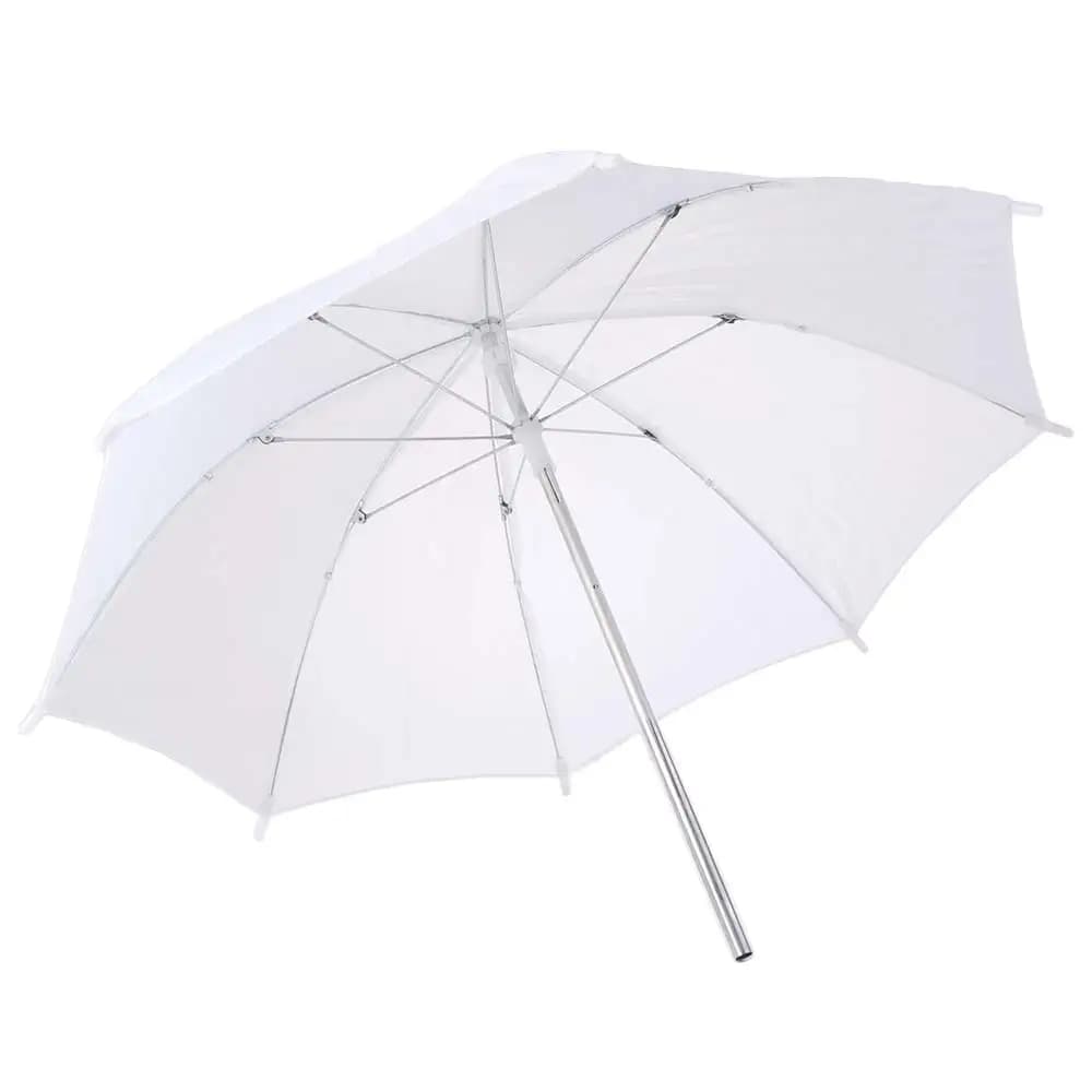 50cm/ 20Inch Photography Umbrella Metal Handle Light Cloth Lighting Umbrella Diffuser Professional White Soft