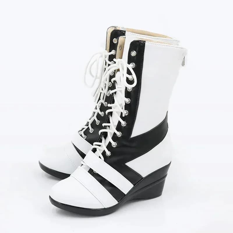 Yakumo Game Nu: Oggetti di scena cosplay Scarpe in pelle PU Stivali di carnevale di Halloween Custom Madex;3,v'6.f;9,