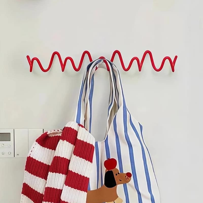 Clothes rack Creative Wave, Stender Minimalista by Parete, Dress Organizer, Shelves for Living Room, Interior Furniture