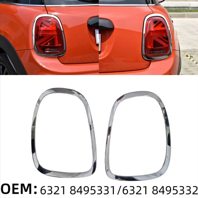 Auto Faro Anello Fanale posteriore Surround Trim Per MINI COOPER F55 2014-2019 63217351431/63218495332