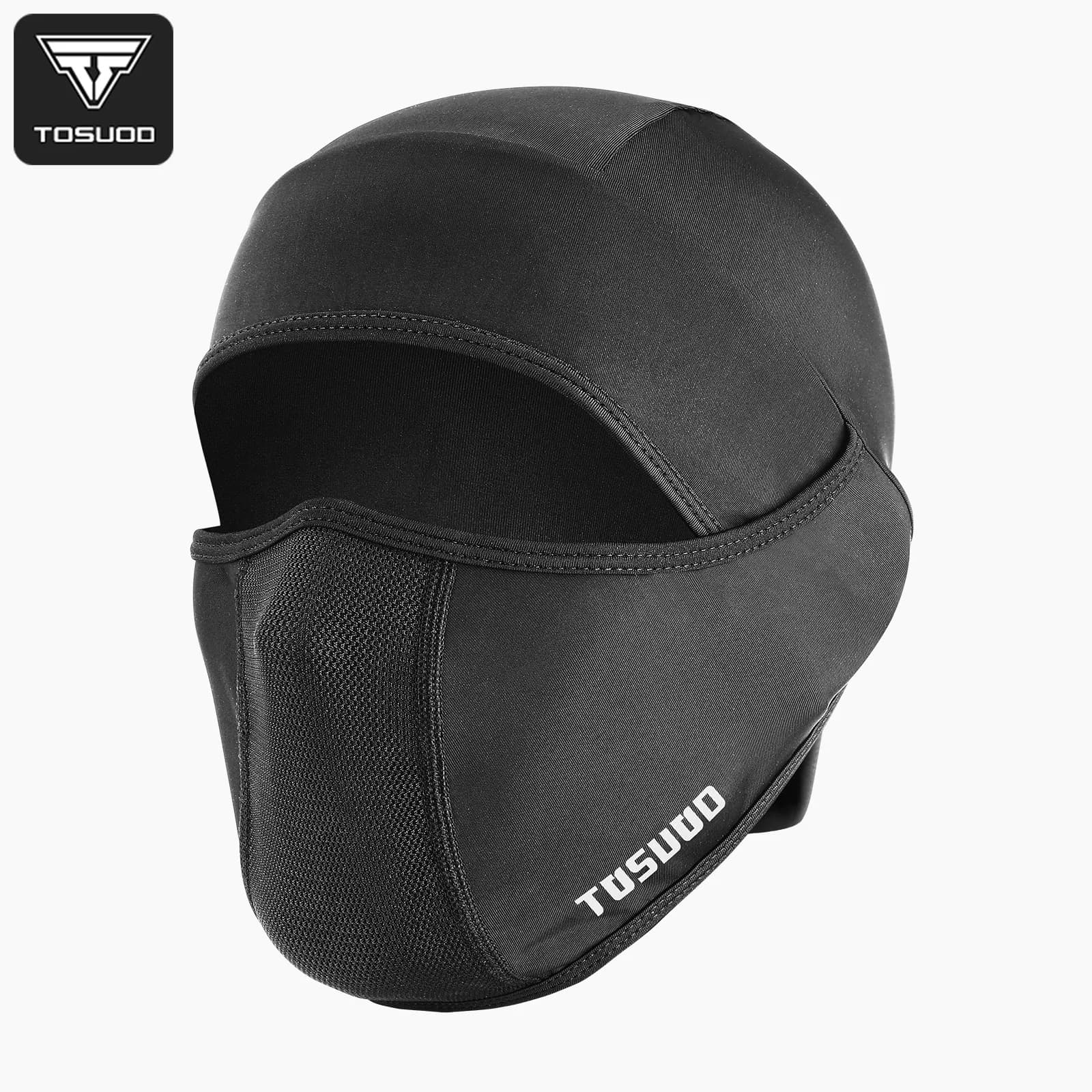 TOSUOD Cappello Estivo in Seta Ghiacciata per Ciclismo, Protezione UV, Traspirante, Asciugatura Rapida, Maschera Balaclava per Bici e Moto