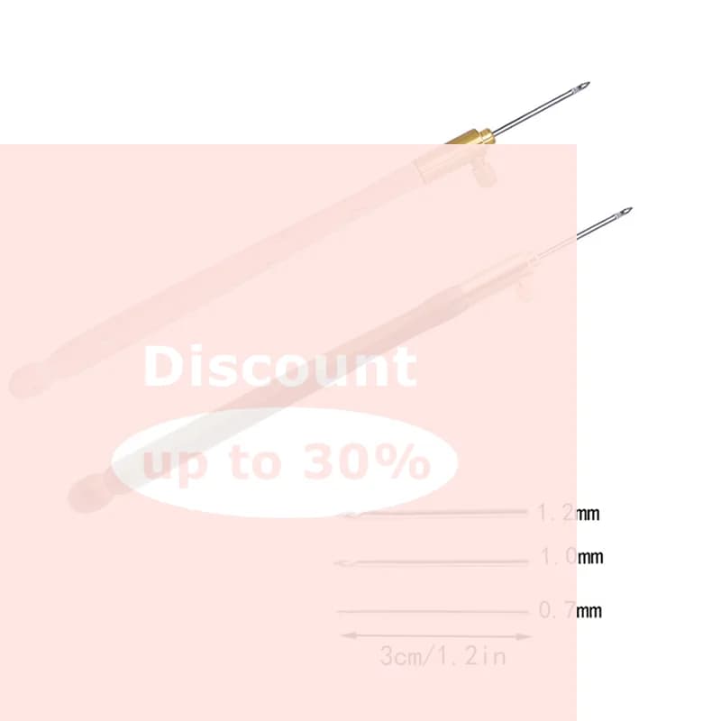[1Set French Embroidery Crochet DIY Hand Cross Cotto Crochet 3 Needles]