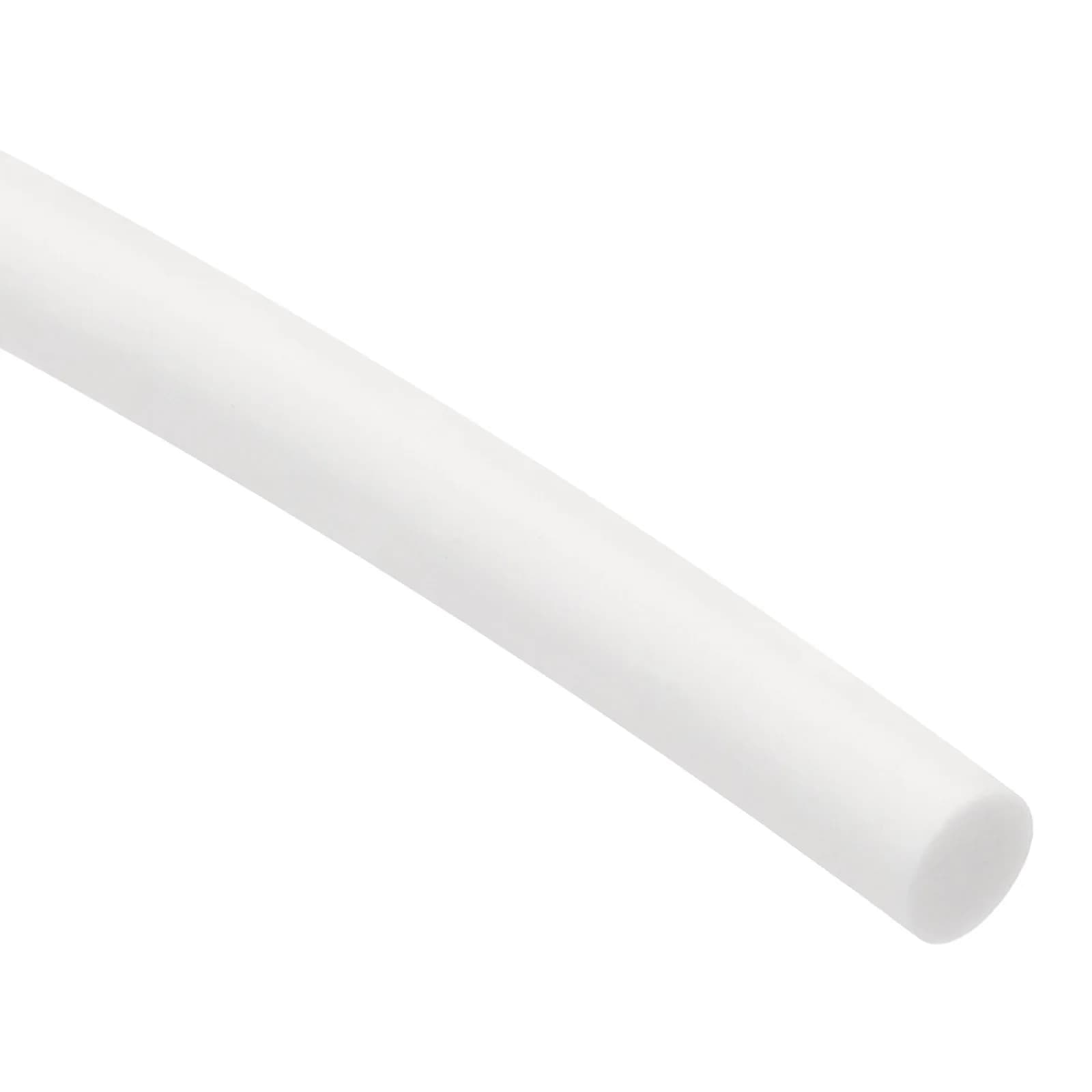 Uxcell 1 Pezzo Guarnizione in Schiuma Siliconica Bianca 1-4,5 Metri, Striscia Sigillante in Gomma Spugnosa 2-17mm
