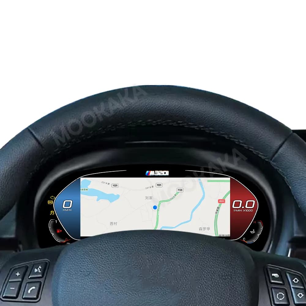 Car Dashboard Digital Odometer Cluster For BMW 318 320 323 325 E90 E91 E92 E93 2005-2012 Speedometer Carplay Auto Meter Screen