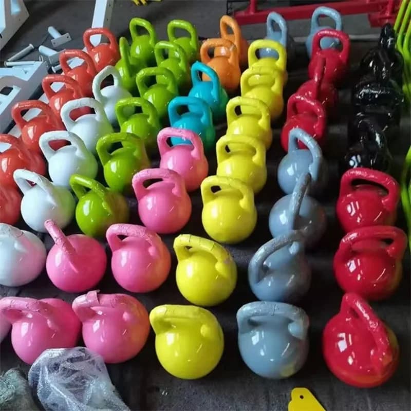 Kettlebell Cast Iron and Steel Laptop for Strength Training and Weight Lift
