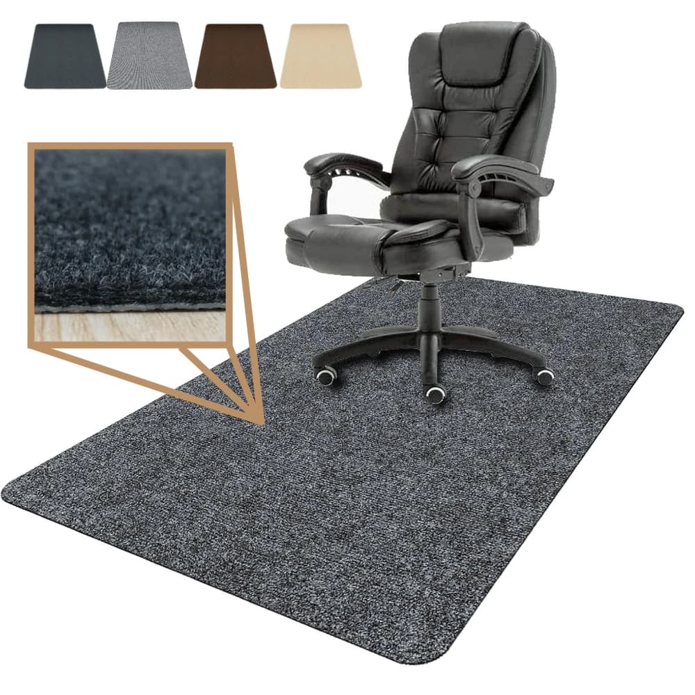 Chair Mat 90x120cm Wear-resistant Floor Protector for Hard Floor Surfaces Durable Mat for Gaming and Office Rolling Chairs