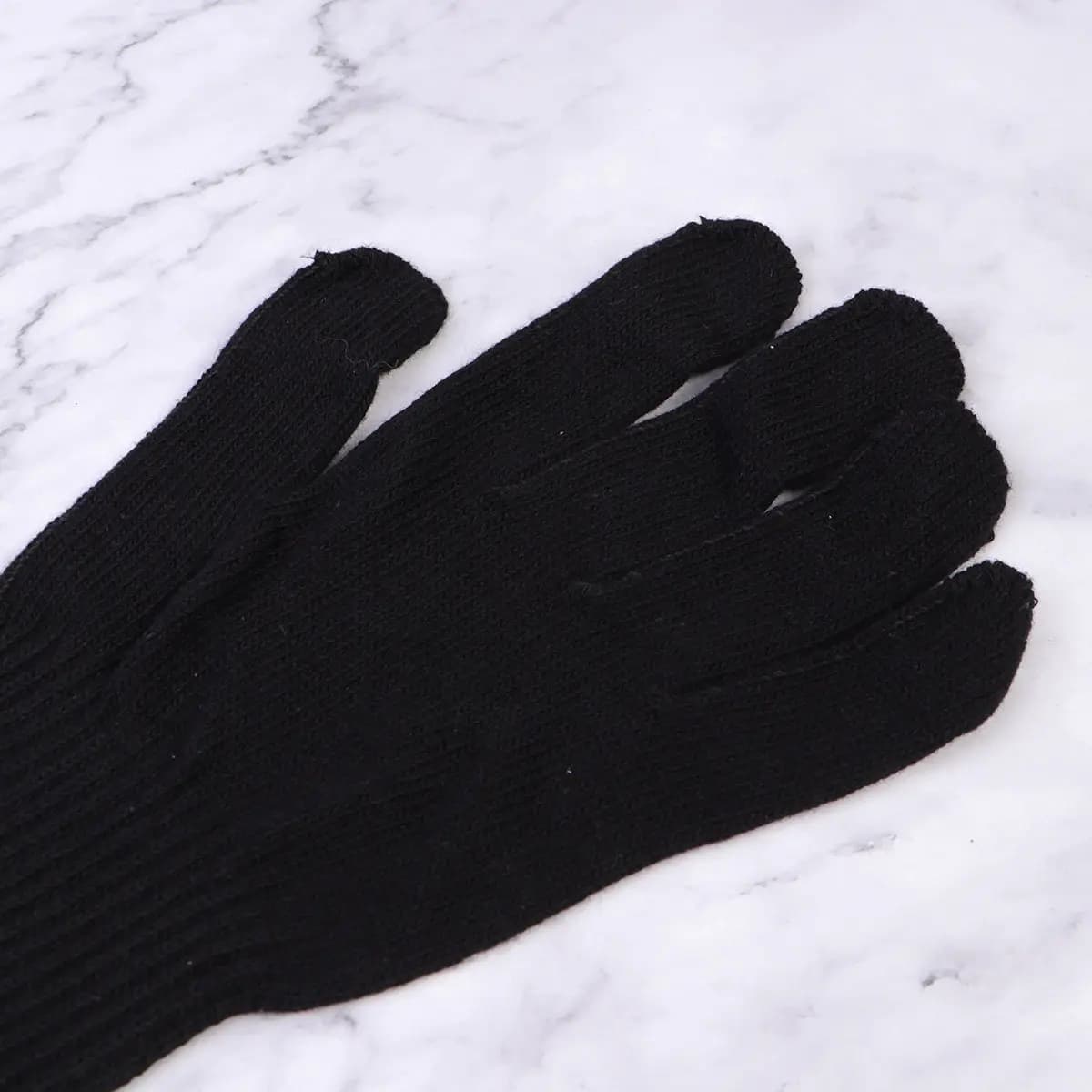 2Pairs Heat Resistant Gloves Hair Curler Protective Anti-Scalding Extended Design for Hair Straightener Perm Styling Tools