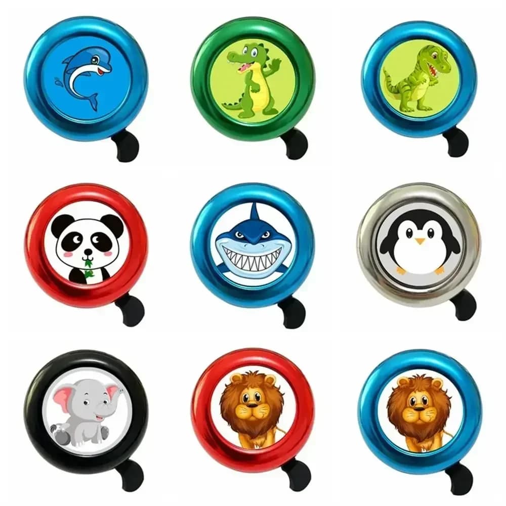 1PC campanello da ciclismo per bambini clacson di sicurezza in metallo forte per accessorio di allarme di avvertimento manubrio passeggino scooter bici