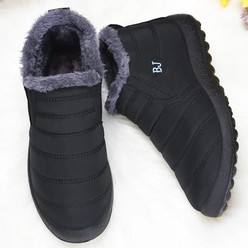 ELUVA Stivali da neve da uomo Stivali invernali termici impermeabili Scarpe da esterno antiscivolo per uomo Stivali da caccia leggeri e comodi caldi