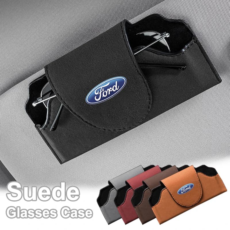 Clip per occhiali da sole per auto, porta biglietti e carte, accessori per Ford Fiesta Focus mk2 mk3 Ranger Mondeo mk4 S-MAX Kuga