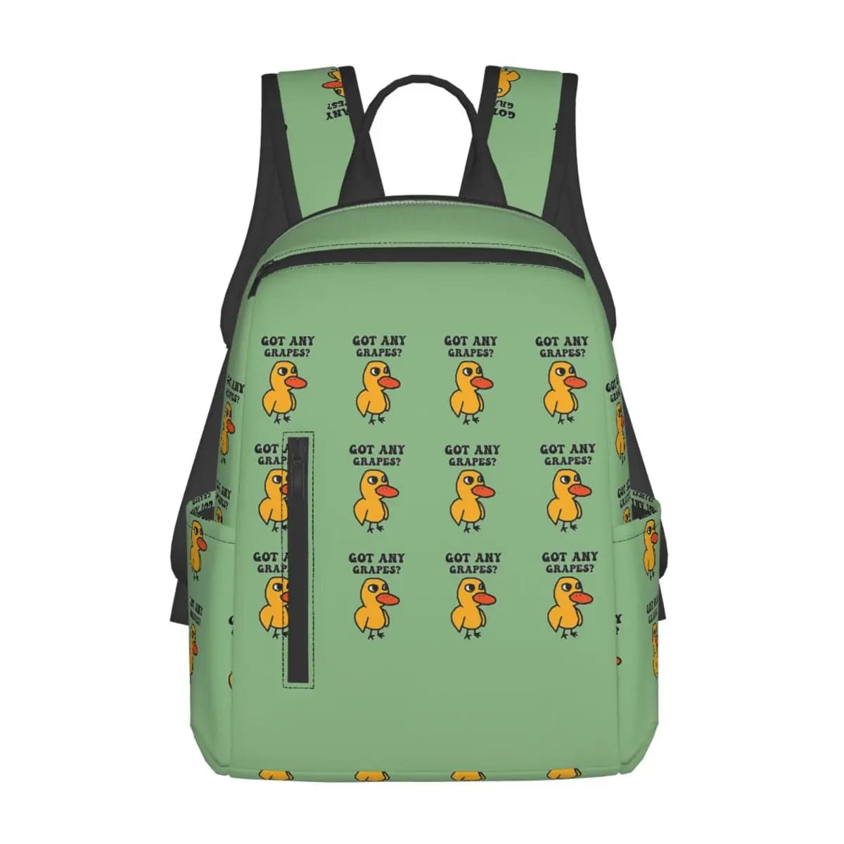 Got Any Grapes - The Duck Song Backpack Daypack Large Capacity Children BookBag School Bag Shoulder Bags for Men Women