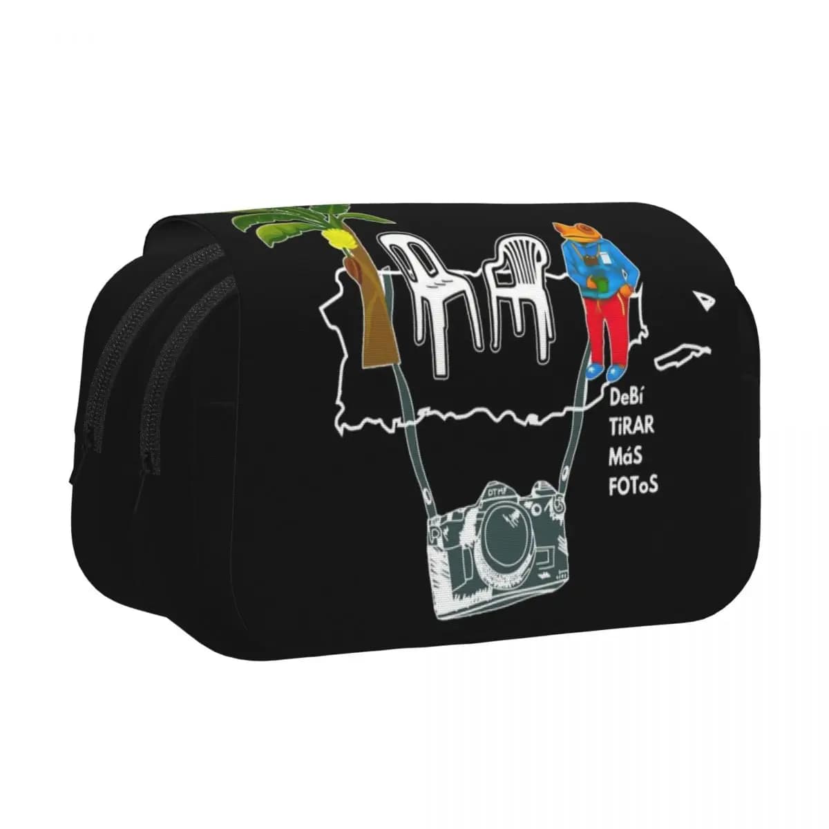 Astuccio Doppio a Conchiglia DTMF Debi Tirar Mas Fotos Bad Bunny, Portapenne, Borse per Bambini, Materiale Scolastico, Regalo, Cancelleria