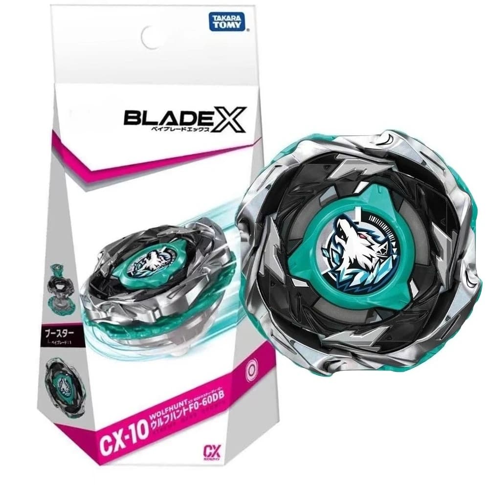 Takara Tomy Bey X CX-10 Booster Wolf Hunt F0-60DB GIOCO DI CARTE LAMA