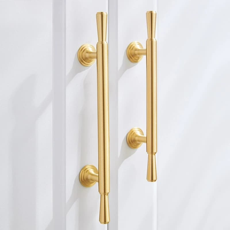 Maniglie per armadietti da cucina lunghe Maniglie per armadi Hardware per mobili con barra a T Maniglie per cassetti Maniglia per porta in oro rosa Accessori da cucina