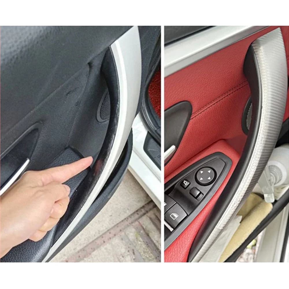 Maniglie per porte interne auto per BMW F30 F31 F32 F34 F36 F80 F82 3 4 Serie 3GT ABS Maniglia per porta interna Tirare la copertura protettiva