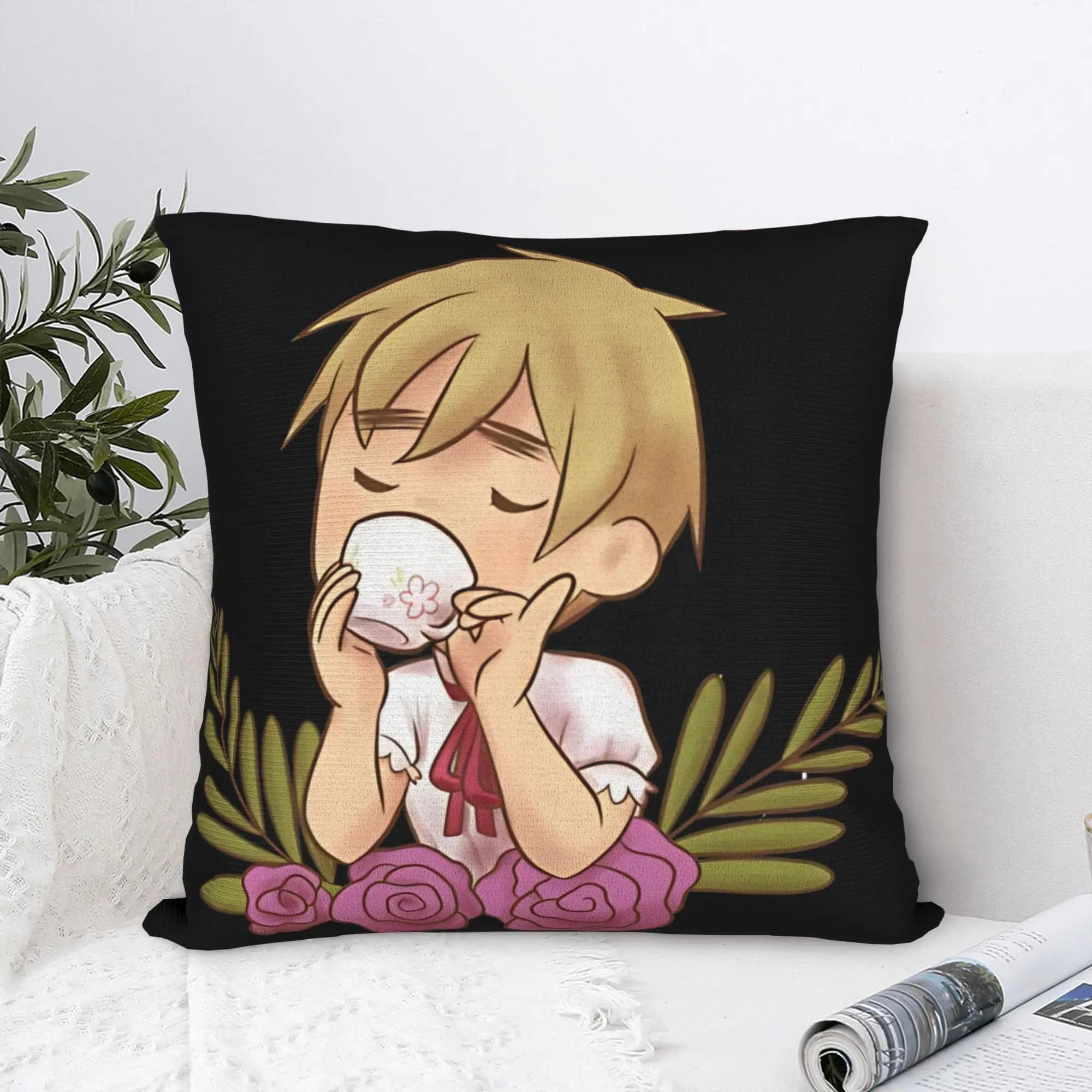 Federa per cuscino Hetalia Axis Power, fodera morbida per cuscino, fodera per cuscino alla moda, federe grafiche per divano, decorazione per la casa