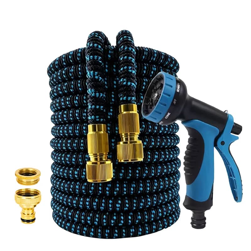 Tubo da Giardino Espandibile 25FT-100FT, Tubi Magici per Irrigazione Domestica e Giardino, Strumenti per Irrigazione Quotidiana, Pistola ad Alta Pressione per Lavaggio Auto