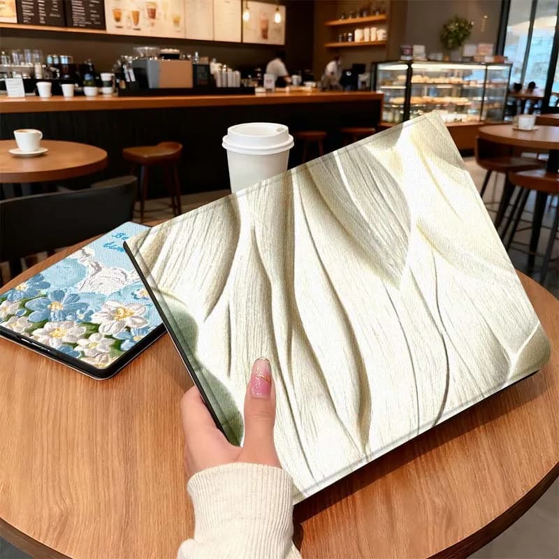 Bellissima custodia per tablet con pittura a olio per iPad Pro Air 5a 6a 7a generazione 13 M3 M4 M5 12.9 13.3 pollici 2018 2022 2024 2025