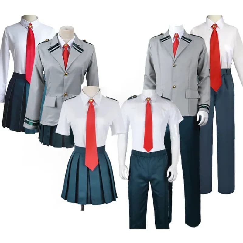 My Hero Academia Anime Midoriya Izuku Cosplay Costume Todoroki Shoto School Uniform Set Suit Unisex Halloween Role Play