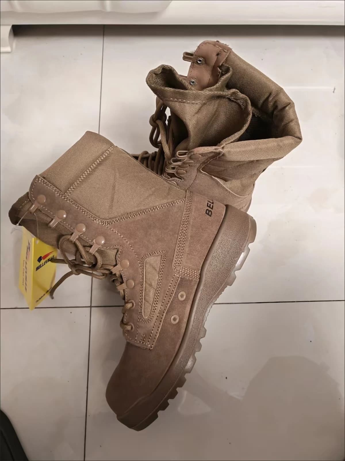 High‑Top Men Desert Tactical Boots Sand Proof Wear‑Resistant Outdoor Hiking Training Combat Shoes size 39-46