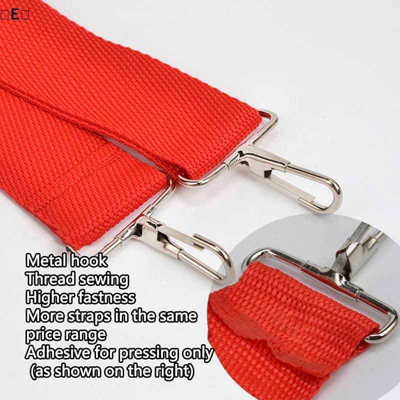 Cinghia per rullante in nylon con gancio in metallo, portatile e regolabile, accessorio per trasporto a tracolla per performance e uso in marcia africana